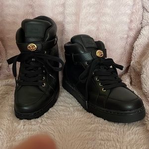 Coach hi top tennis shoes